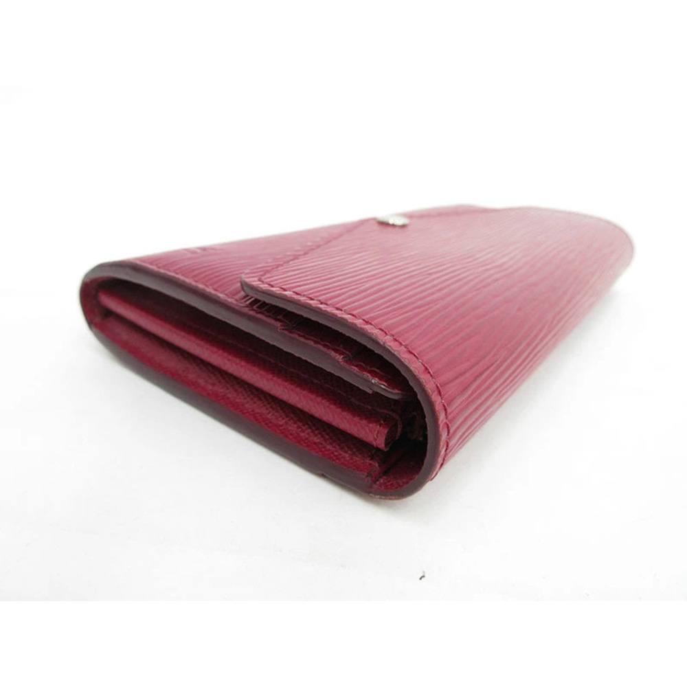 LOUIS VUITTON Epi Portefeuille Sarah Long Wallet Fuschia Pink - Picture 4 of 9